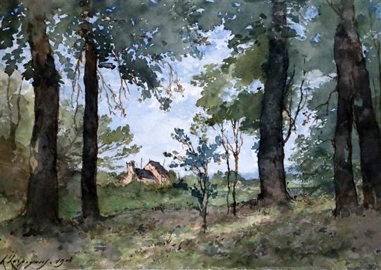 Henri Harpignies (1819-1916) Assorted landscapes